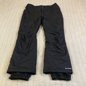 Columbia Bugaboo II Snow Ski Pant Omni Tech 1X Big All Black SW8018 Waterproof
